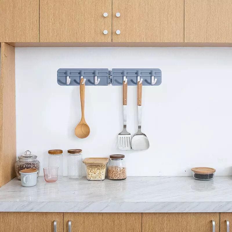 Corner Hanging Hook, Wall-Mounted Corner Wall Hook, Multifunctional Six Hooks Rack, Space-Saving Kitchen Bathroom Hanger Corner Hanging Hook, Wall-Mounted Corner Wall Hook, Multifunctional Six Hooks Rack, Space-Saving Kitchen Bathroom Hanger